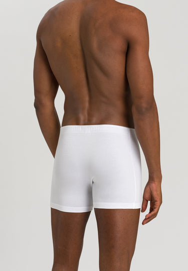 73090 Cotton Superior Long Leg Boxer Brief - 101 White